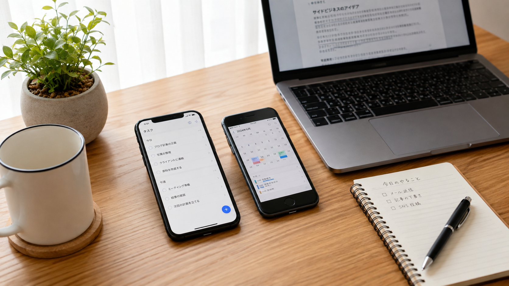 副業用端末として活用できる中古スマホ・古いiPhoneやAndroidのイメージ画像